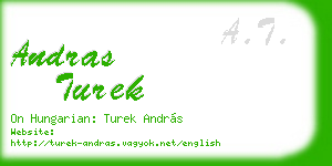 andras turek business card